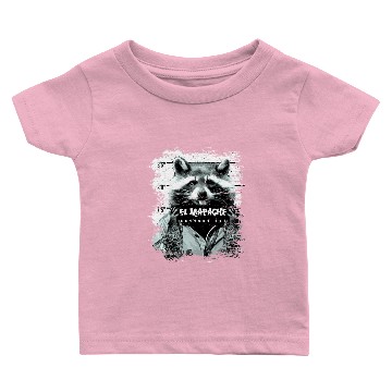 Discover Animal Print Gift El Mapache Baby T-shirts