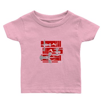 Discover Cow Bebop Gateway Shuttle Baby T-shirts