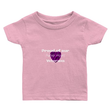 Discover Purple Heart Baby T-shirts