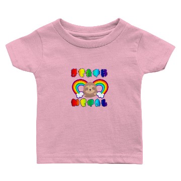 Discover Rainbow Death Metal Sloth Baby T-shirts