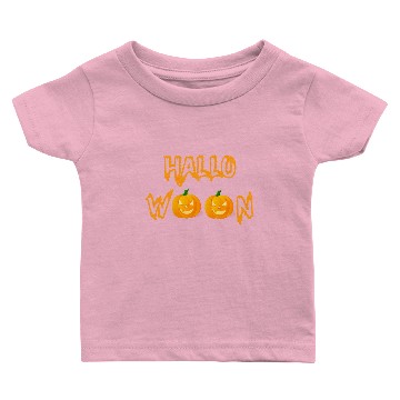 Discover Halloween in orange with pumpkins Baby T-shirts