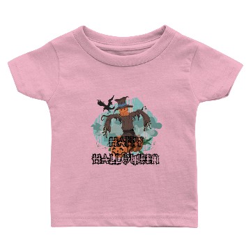 Discover HAPPY HALLOWEEN SCARECROW Baby T-shirts
