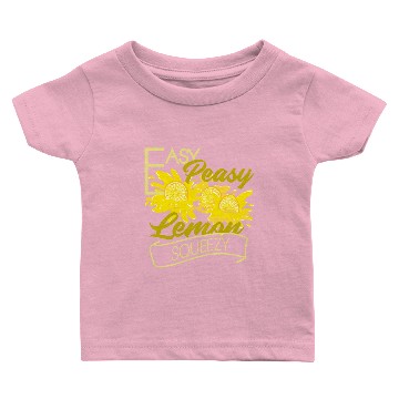 Discover Funny Lemonade - Easy Peasy Lemon Squeezy - Humor Baby T-shirts