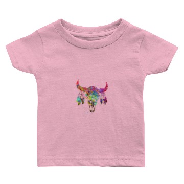 Discover Buffalo skull Baby T-shirts