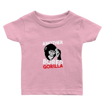 Discover Bored Gorilla Monkey Ape gift Baby T-shirts