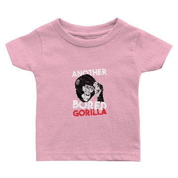 Discover Bored Gorilla Monkey Ape gift Baby T-shirts