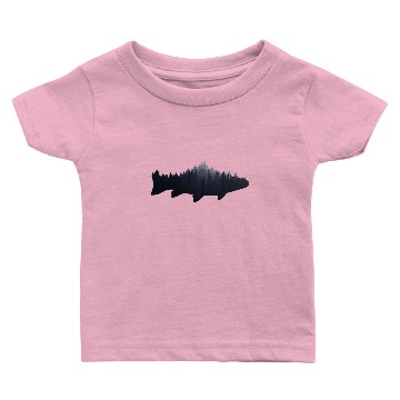 Discover Trout - Fishing Nature Outdoor Gift Baby T-shirts