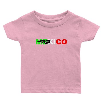 Discover Mexico Mexican Flag Baby T-shirts