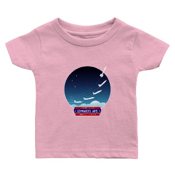 Discover Edwards Air Force Base - red/blue logo Baby T-shirts