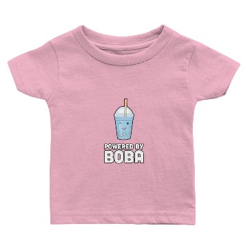Discover Powered By Boba - Bubble Tea Boba Baby T-shirts Cute