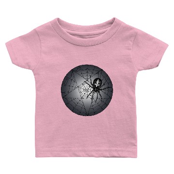Discover Spider's web with spider (Halloween) Baby T-shirts