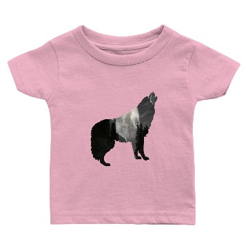 Discover Wolf Moon Baby T-shirts