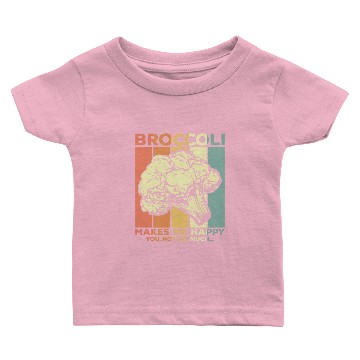 Discover Broccoli makes me happy Baby T-shirts