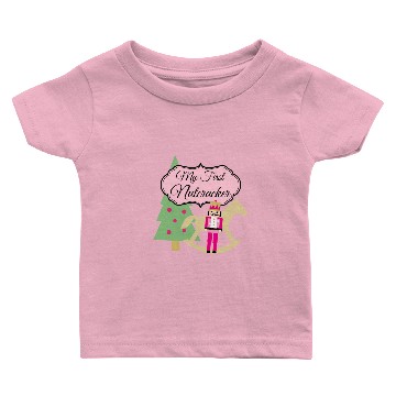 Discover My First Nutcracker Ballet square Baby T-shirts