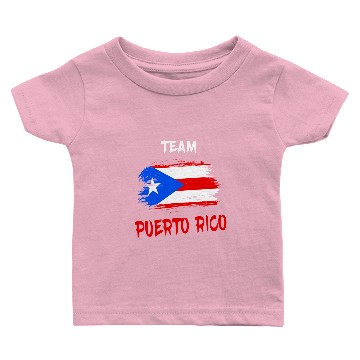 Discover Team Puerto Rico / Gift Caribbean Flag Baby T-shirts