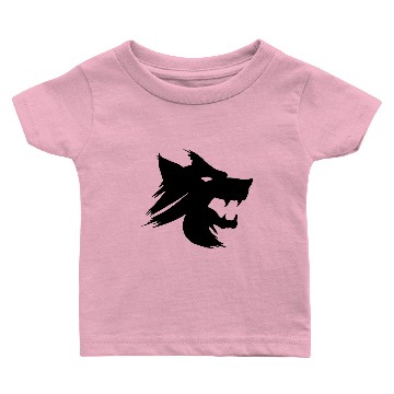 Discover Wolf Face Symbol Baby T-shirts