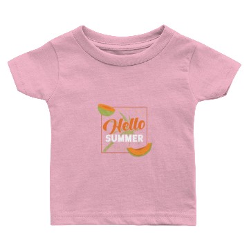 Discover Hello Summer Gift Melon Refreshing Hot Baby T-shirts