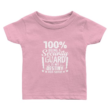 Discover Security Guard My Destiny Baby T-shirts