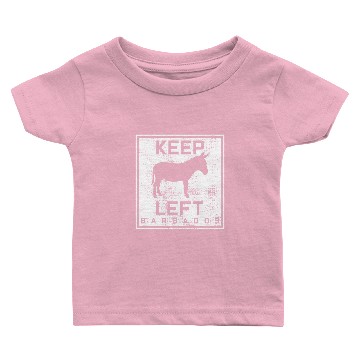 Discover Barbados donkey street sign Baby T-shirts
