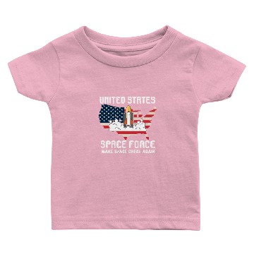 Discover Space Force Baby T-shirts USA Armed Forces Distressed Shir
