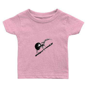 Discover Cool Spider Black Widow Baby T-shirts