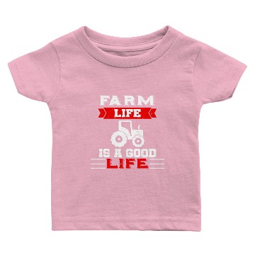Discover Tractor agriculture farmer tug acre engine Farmer Baby T-shirts