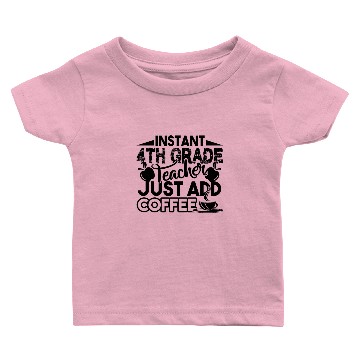 Discover 4th Grade Teacher Baby T-shirts