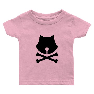 Discover skunk head and crossbones Baby T-shirts