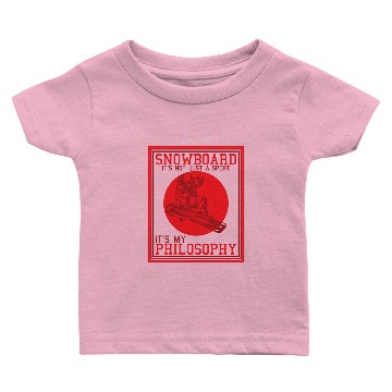 Discover Snowboard Winter Philosophy Gift Baby T-shirts