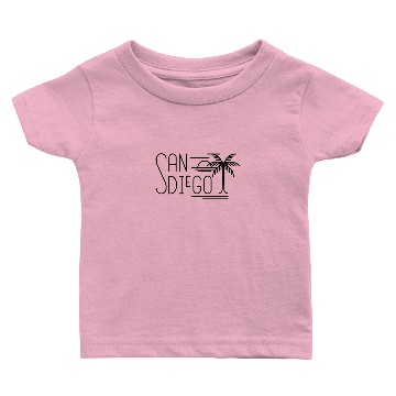 Discover San Diego Beach Baby T-shirts
