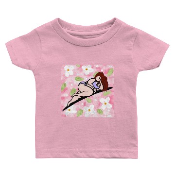 Discover Red in Lilac Baby T-shirts