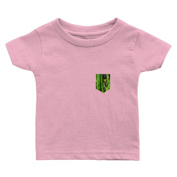 Discover Cat Pocket Grass Baby T-shirts