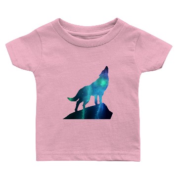 Discover Galaxy Wolf Baby T-shirts