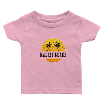 Discover Malibu Beach black Baby T-shirts