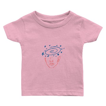 Discover Psychedelic Galaxy Head Baby T-shirts