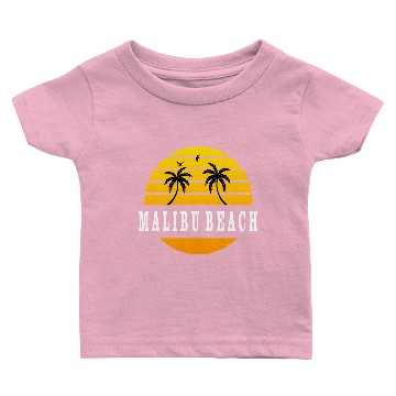 Discover Malibu Beach white Baby T-shirts
