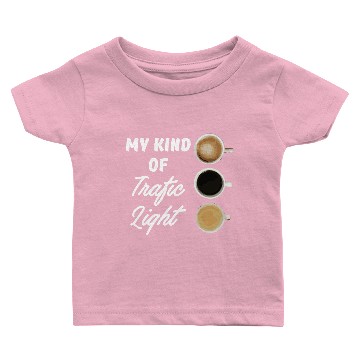 Discover Coffee traffic light Baby T-shirts