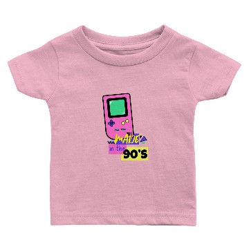 Discover made in the 90s - gameboy nerd party gift Baby T-shirts