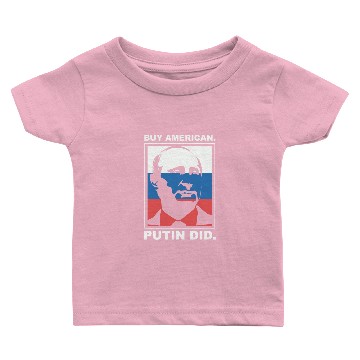 Discover Putin on Flag Baby T-shirts