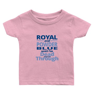 Discover royal and powder blue Baby T-shirts