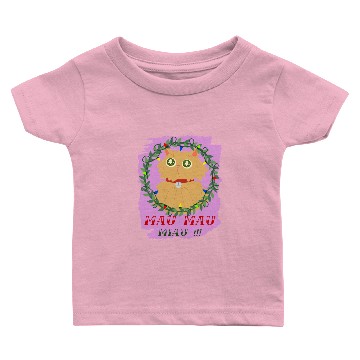Discover Mau Mau Miau !!! soft kitty Christmas animal love Baby T-shirts
