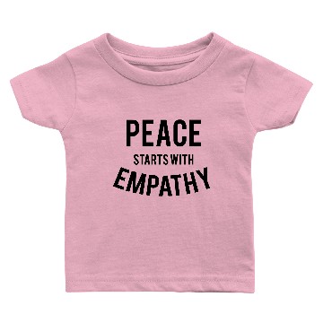 Discover peace starts with empathy Baby T-shirts