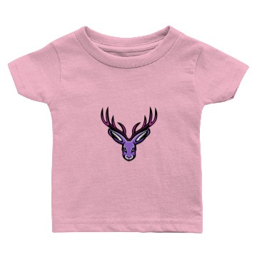 Discover Jackalope Head Mascot Baby T-shirts
