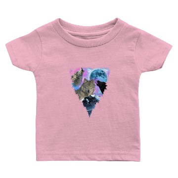 Discover Wolf Mountain Baby T-shirts