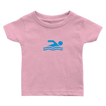 Discover Swimmer Icon funny Baby T-shirts