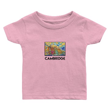 Discover Cambridge Holidays Vacation City Souvenir Baby T-shirts