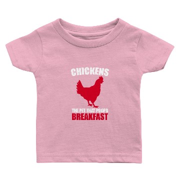 Discover chickens chicken egg breakfast eggs funny present Baby T-shirts