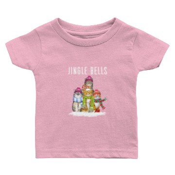 Discover cat jingle bells Baby T-shirts