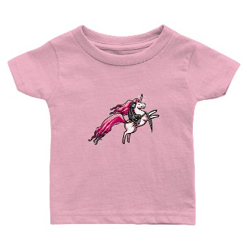 Discover Death Rides a Pink Pony Baby T-shirts