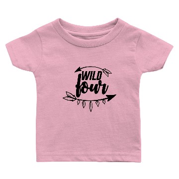 Discover Wild Four/4th Birthday Baby T-shirts/Outfit